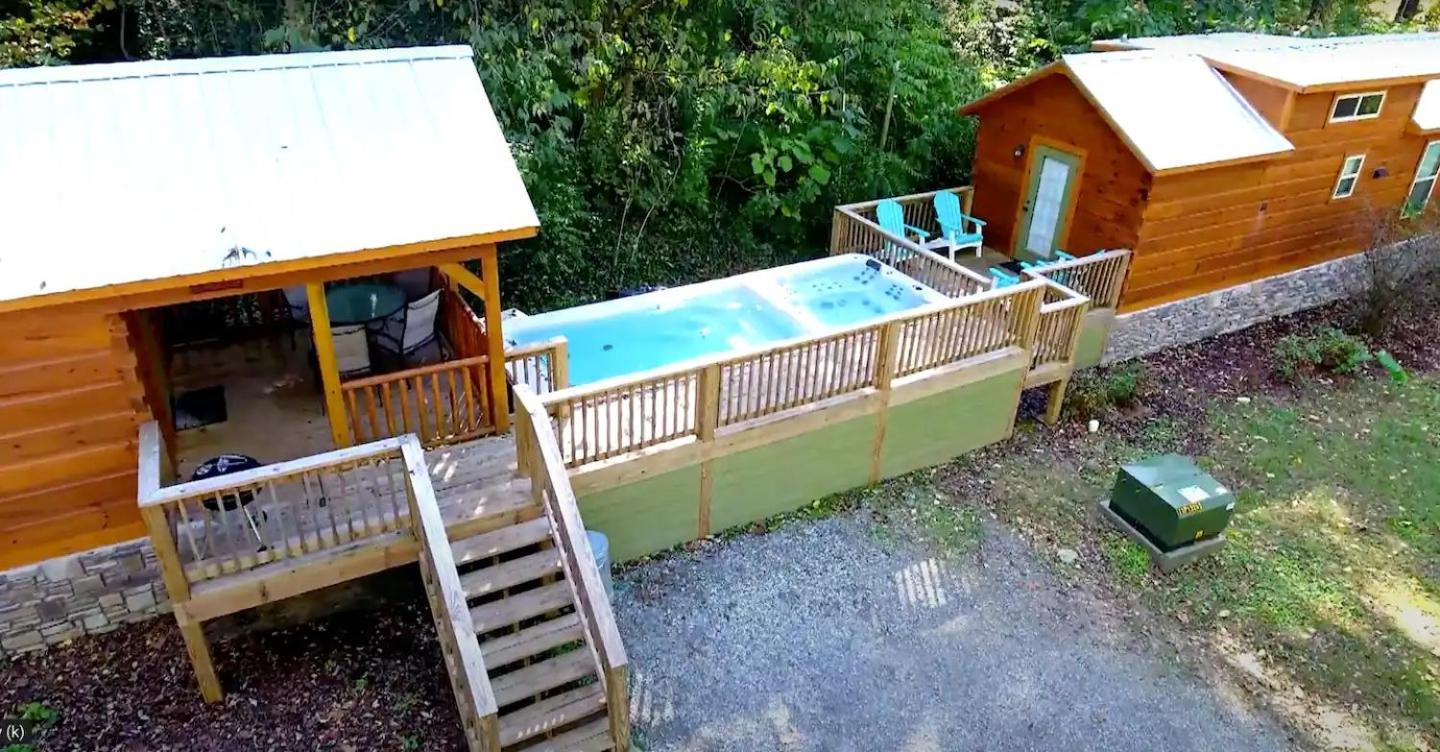 River Cabin Hot Tub & Swim Spa Near Downtown Chattanooga Exterior photo